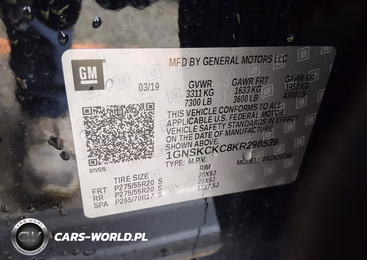 2019 Chevrolet Tahoe Premier VIN:1GNSKCKC8KR298539 - 9