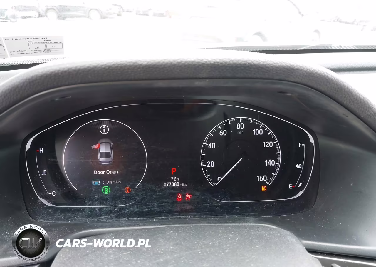 2019 Honda Accord Lx VIN:1HGCV1F10KA072612 - 7