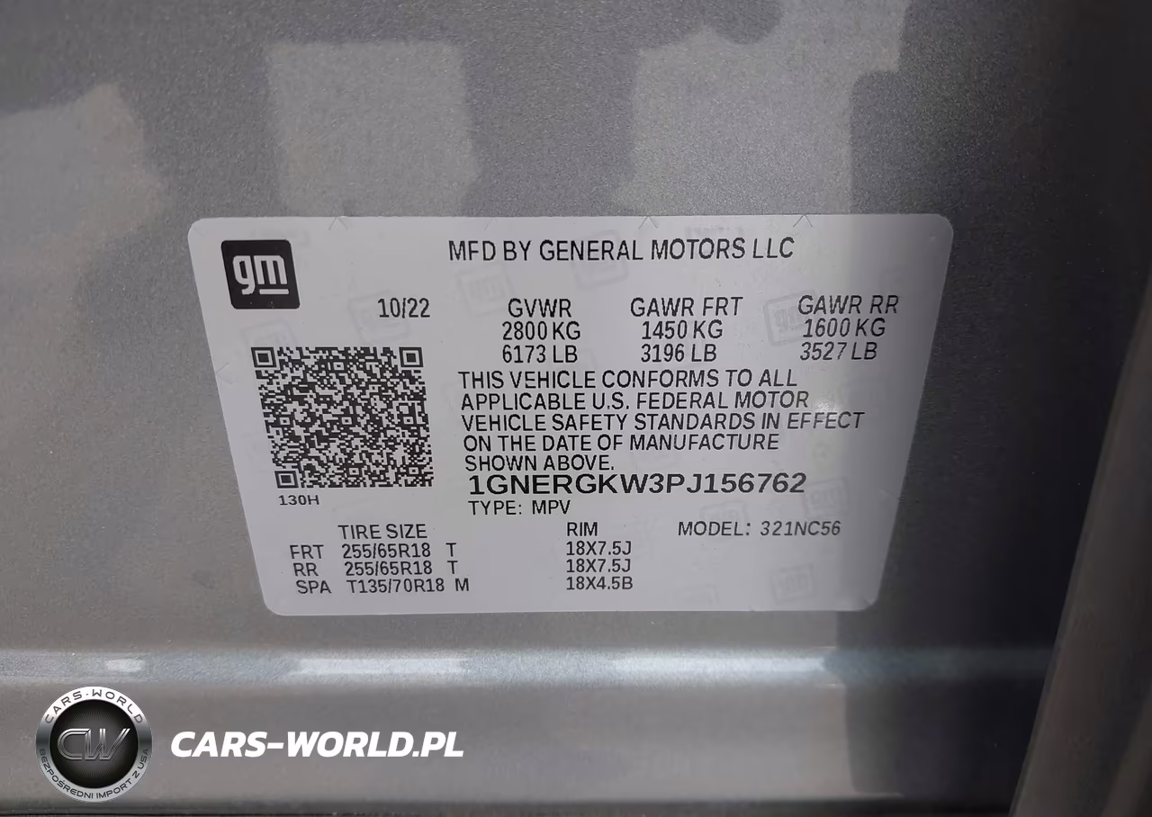 2023 Chevrolet Traverse Fwd Lt Cloth VIN:1GNERGKW3PJ156762 - 9