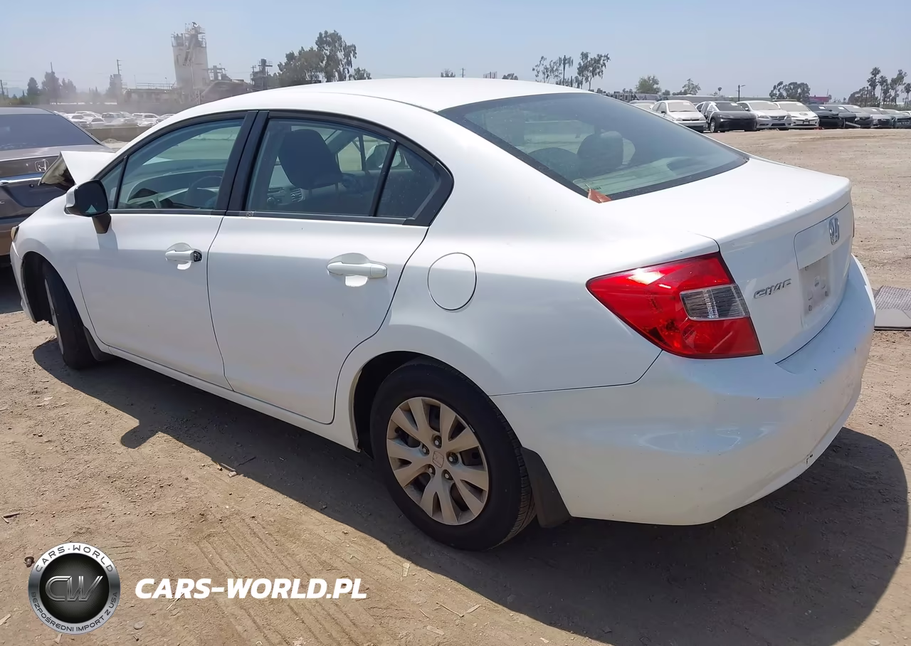 2012 Honda Civic Lx VIN:19XFB2F53CE353024 - 3