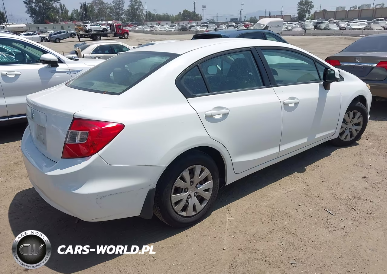 2012 Honda Civic Lx VIN:19XFB2F53CE353024 - 4