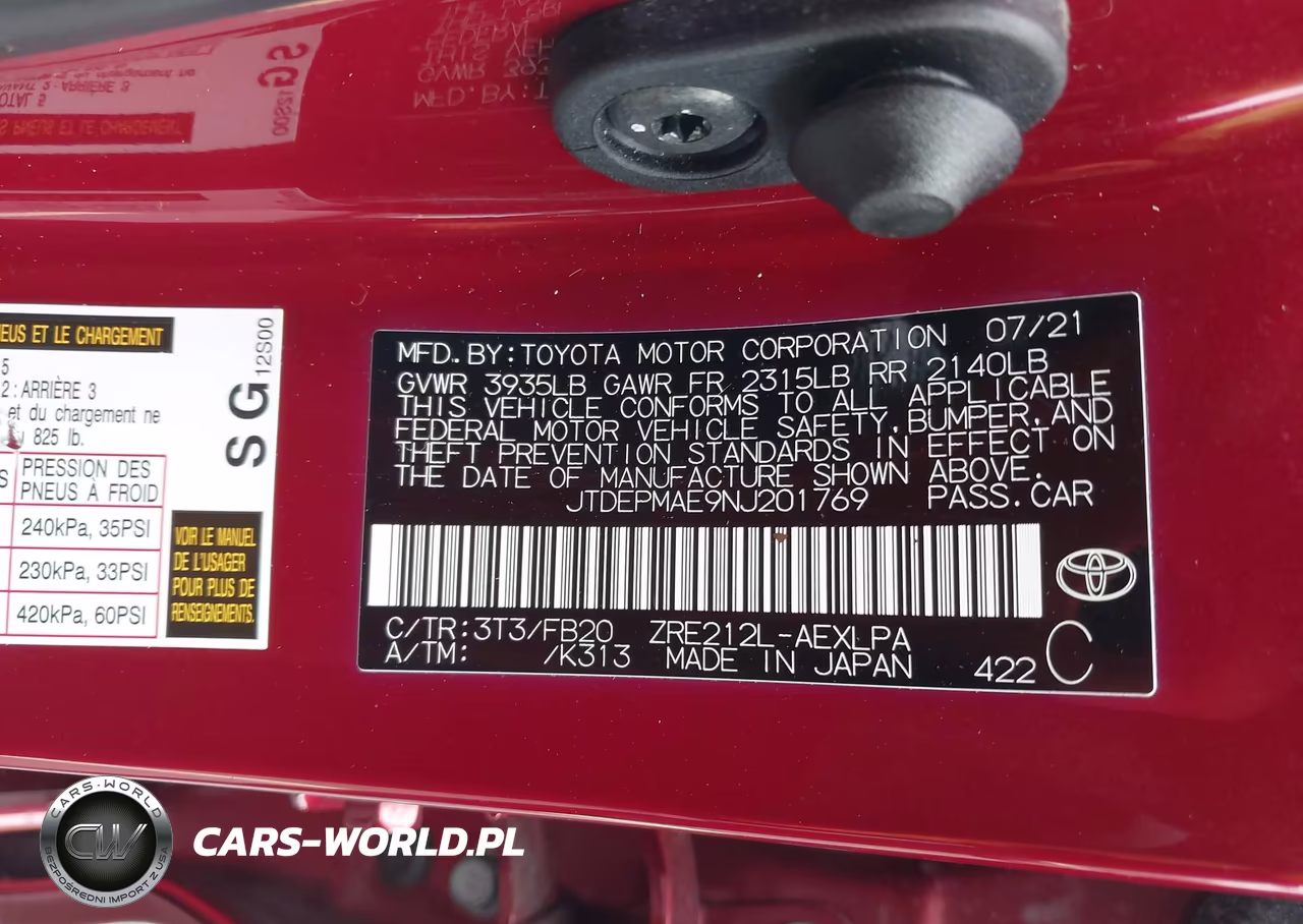 2022 Toyota Corolla Le VIN:JTDEPMAE9NJ201769 - 9