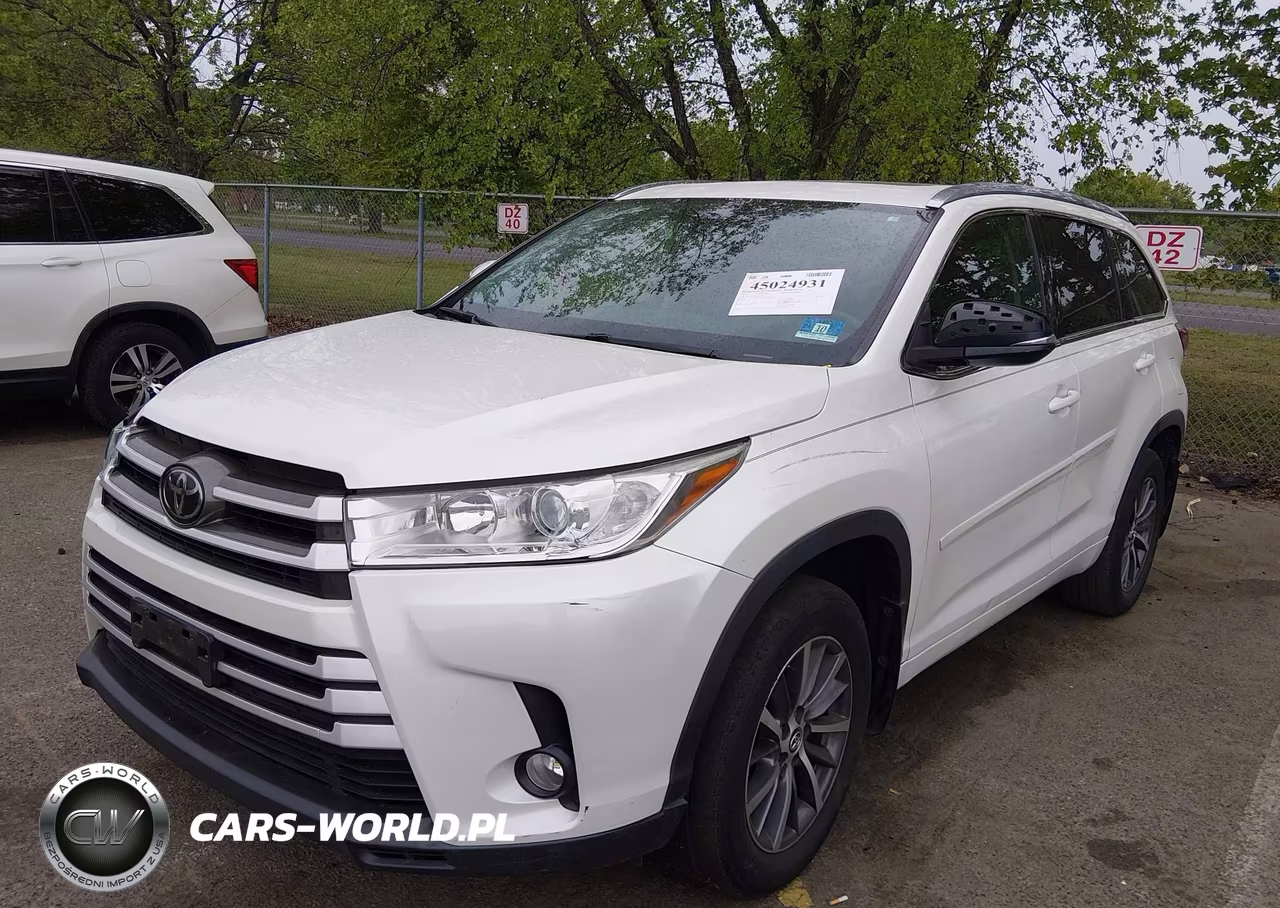 2018 Toyota Highlander Xle VIN:5TDJZRFH7JS912327 - 2