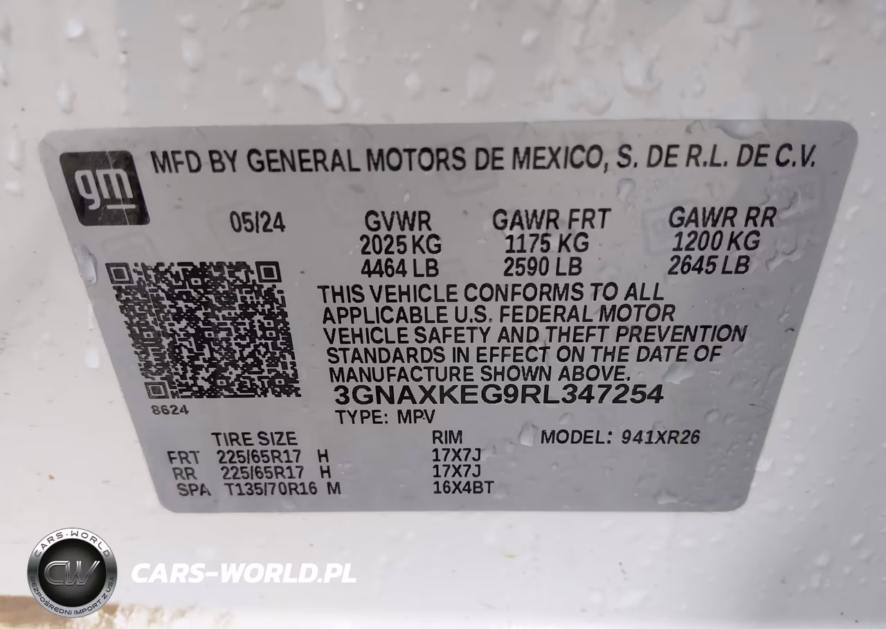 2024 Chevrolet Equinox Fwd Lt VIN:3GNAXKEG9RL347254 - 9