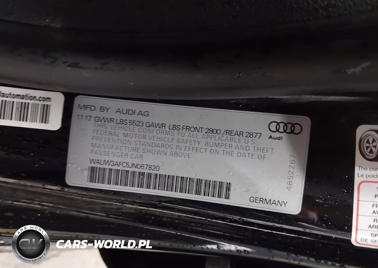 2018 Audi A7 3.0T Premium Plus VIN:WAUW3AFC5JN067820 - 9