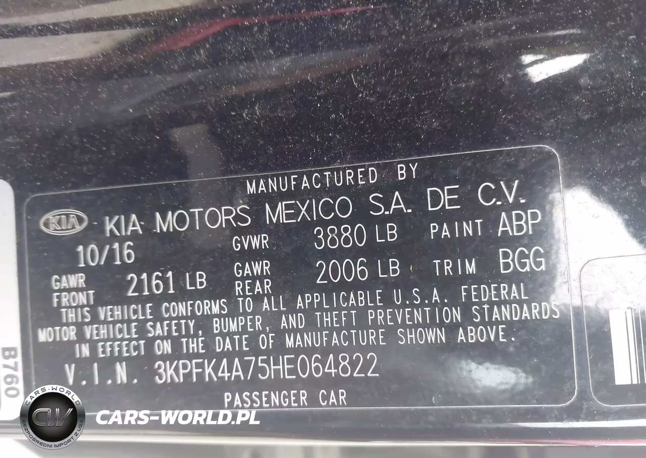 2017 Kia Forte Lx VIN:3KPFK4A75HE064822 - 9