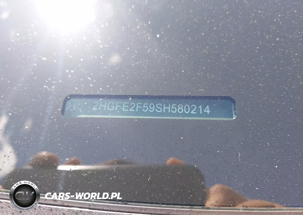 2025 Honda Civic Sport VIN:2HGFE2F59SH580214 - 9