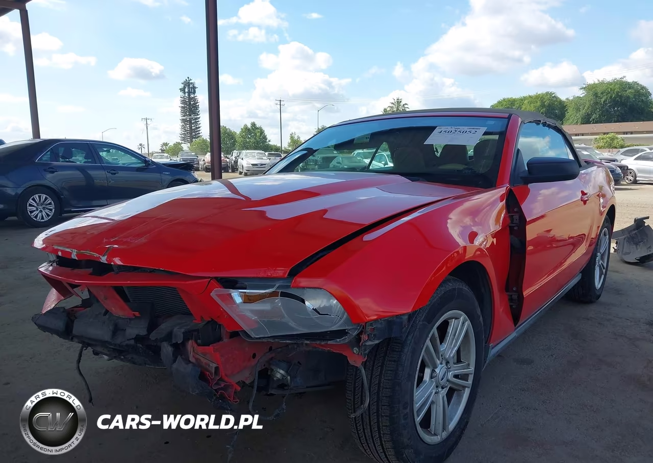 2012 Ford Mustang V6 VIN:1ZVBP8EM3C5201684 - 2