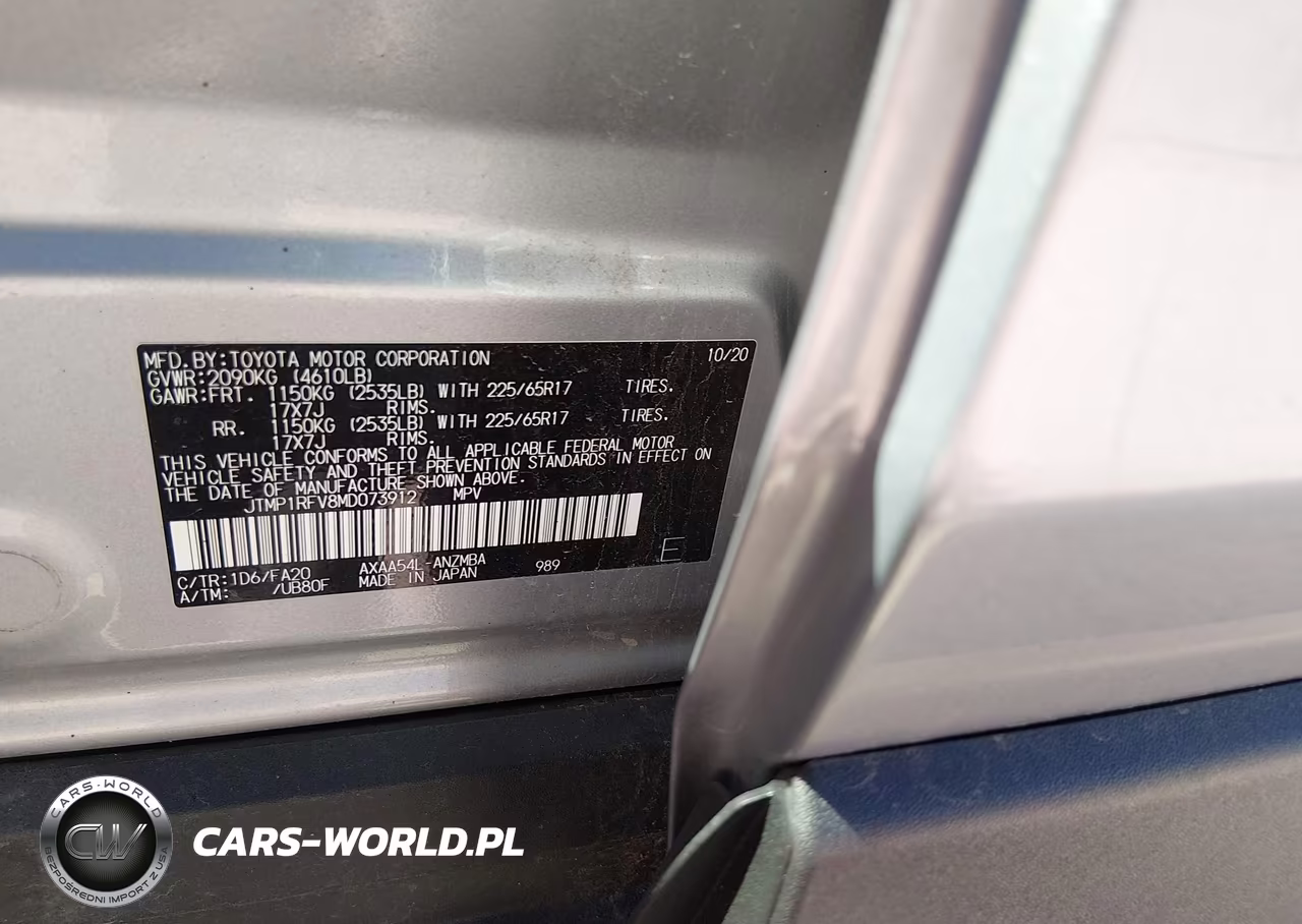 2021 Toyota Rav4 Xle VIN:JTMP1RFV8MD073912 - 9