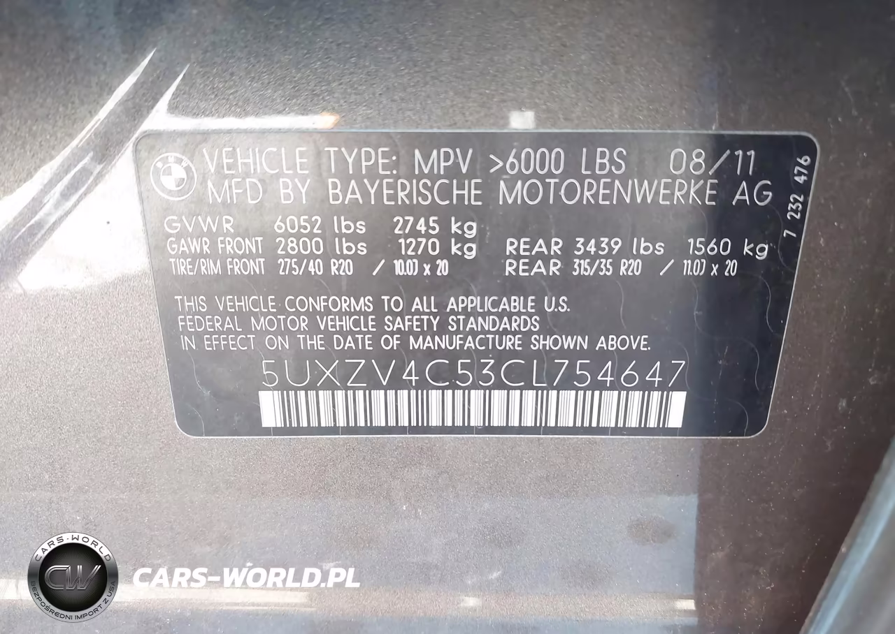 2012 BMW X5 xDrive35I-xDrive35I Premium-xDrive35I Sport Activity VIN:5UXZV4C53CL754647 - 9