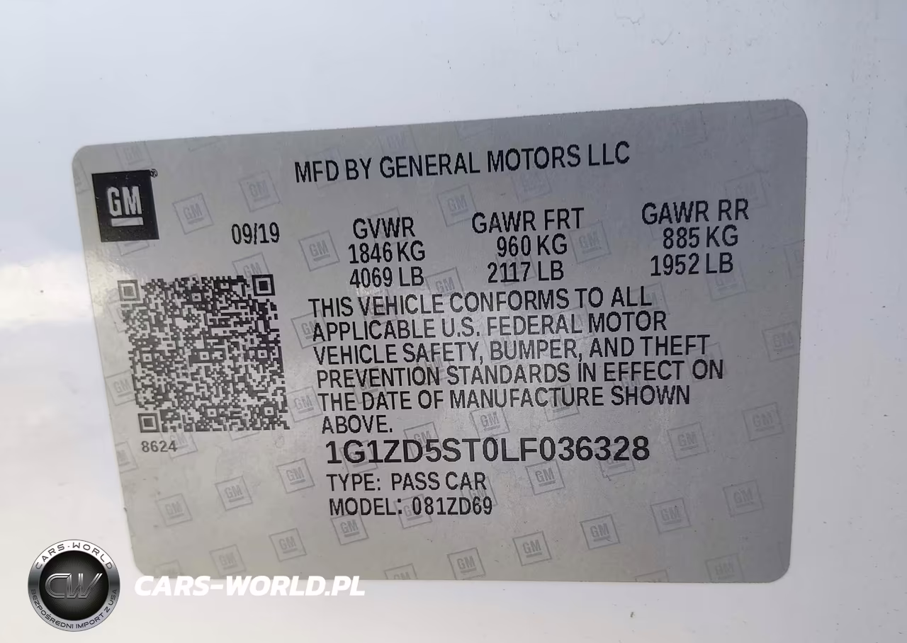 2020 Chevrolet Malibu Fwd Lt VIN:1G1ZD5ST0LF036328 - 9