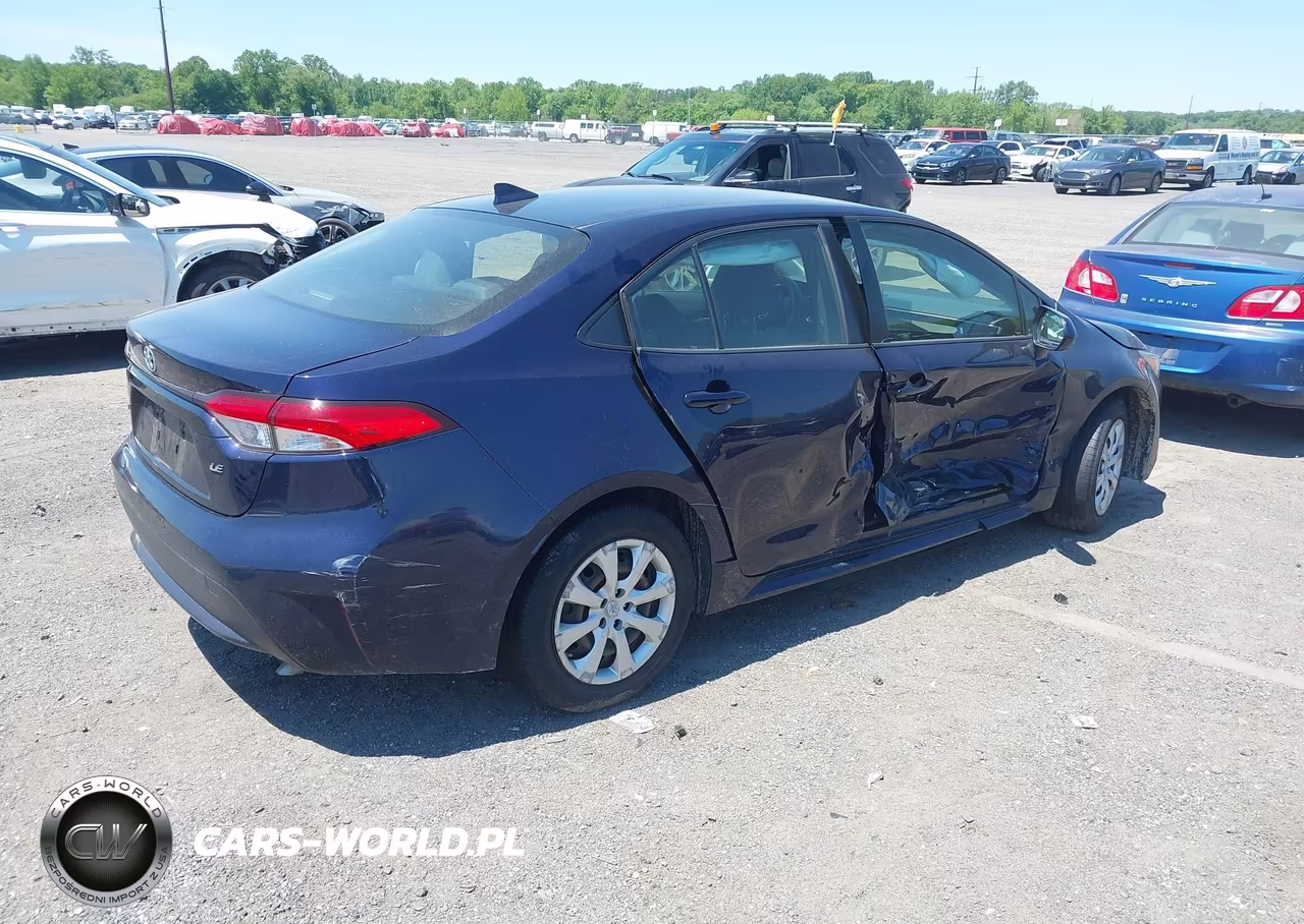 2020 Toyota Corolla Le VIN:JTDEPRAE7LJ046424 - 4
