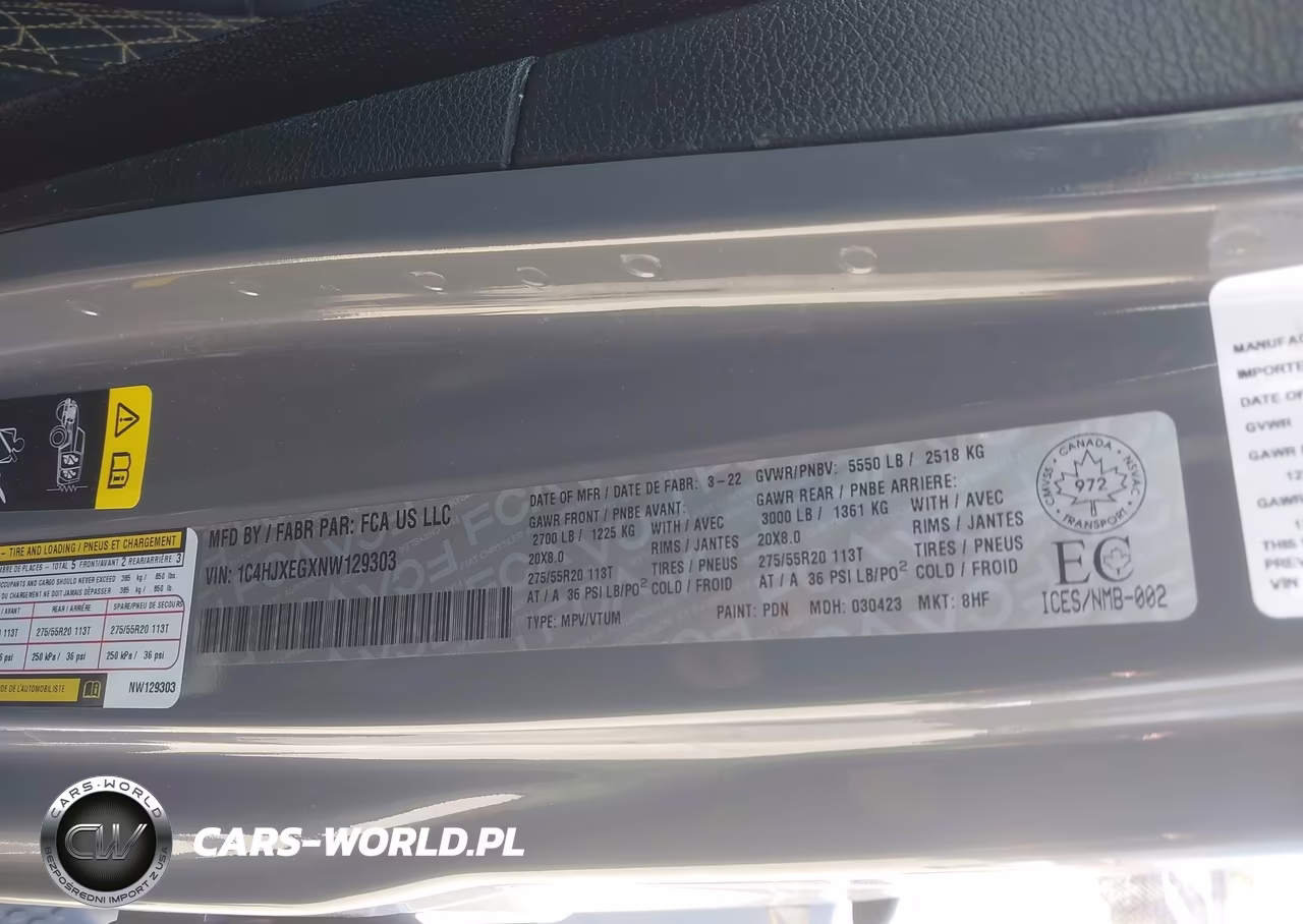 2022 Jeep Wrangler Unlimited High Altitude VIN:1C4HJXEGXNW129303 - 9