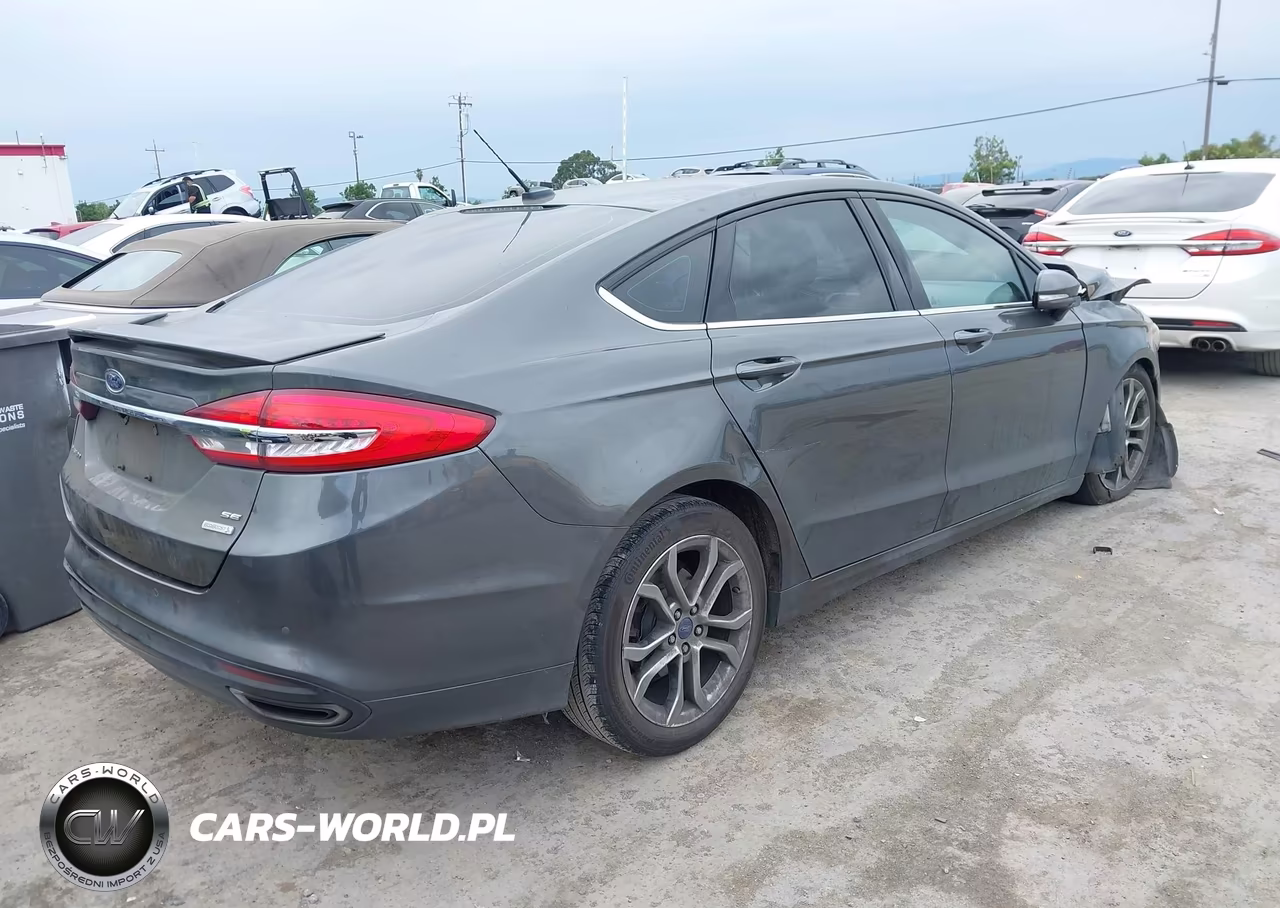 2017 Ford Fusion Se VIN:3FA6P0H91HR248168 - 4