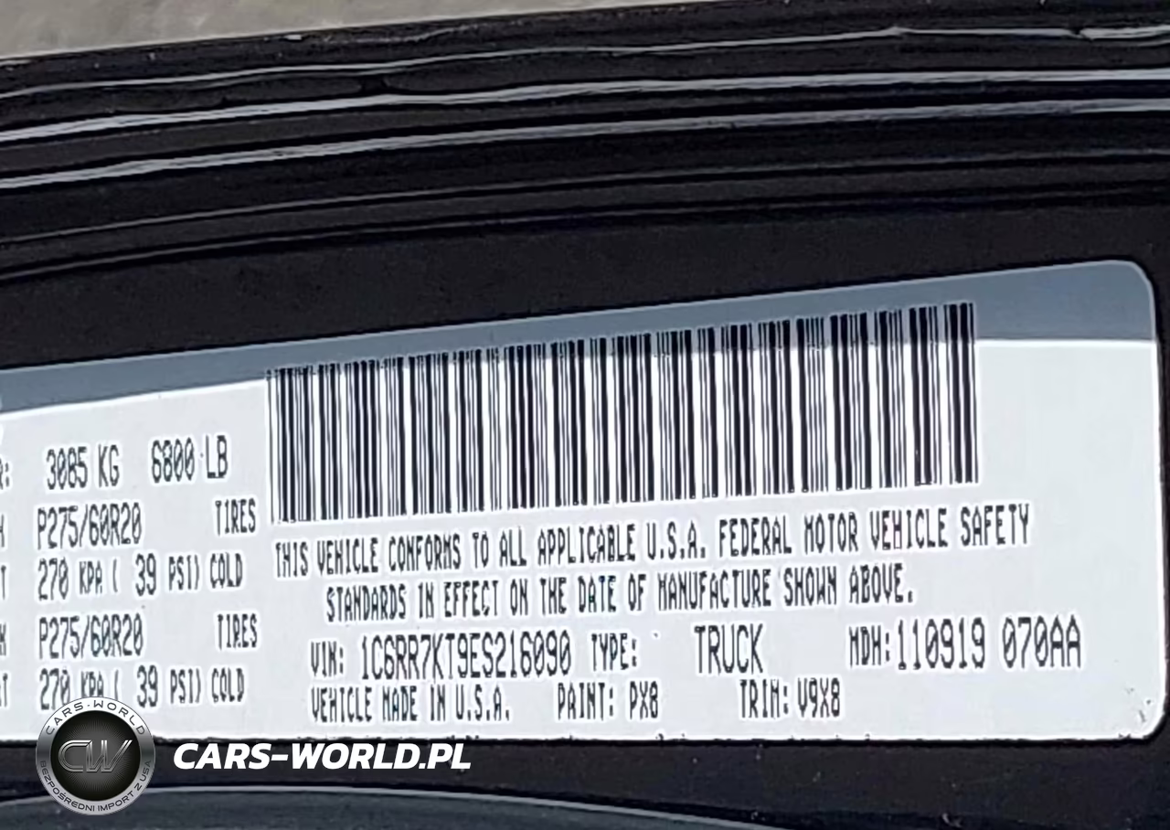 2014 Ram 1500 Express VIN:1C6RR7KT9ES216090 - 9