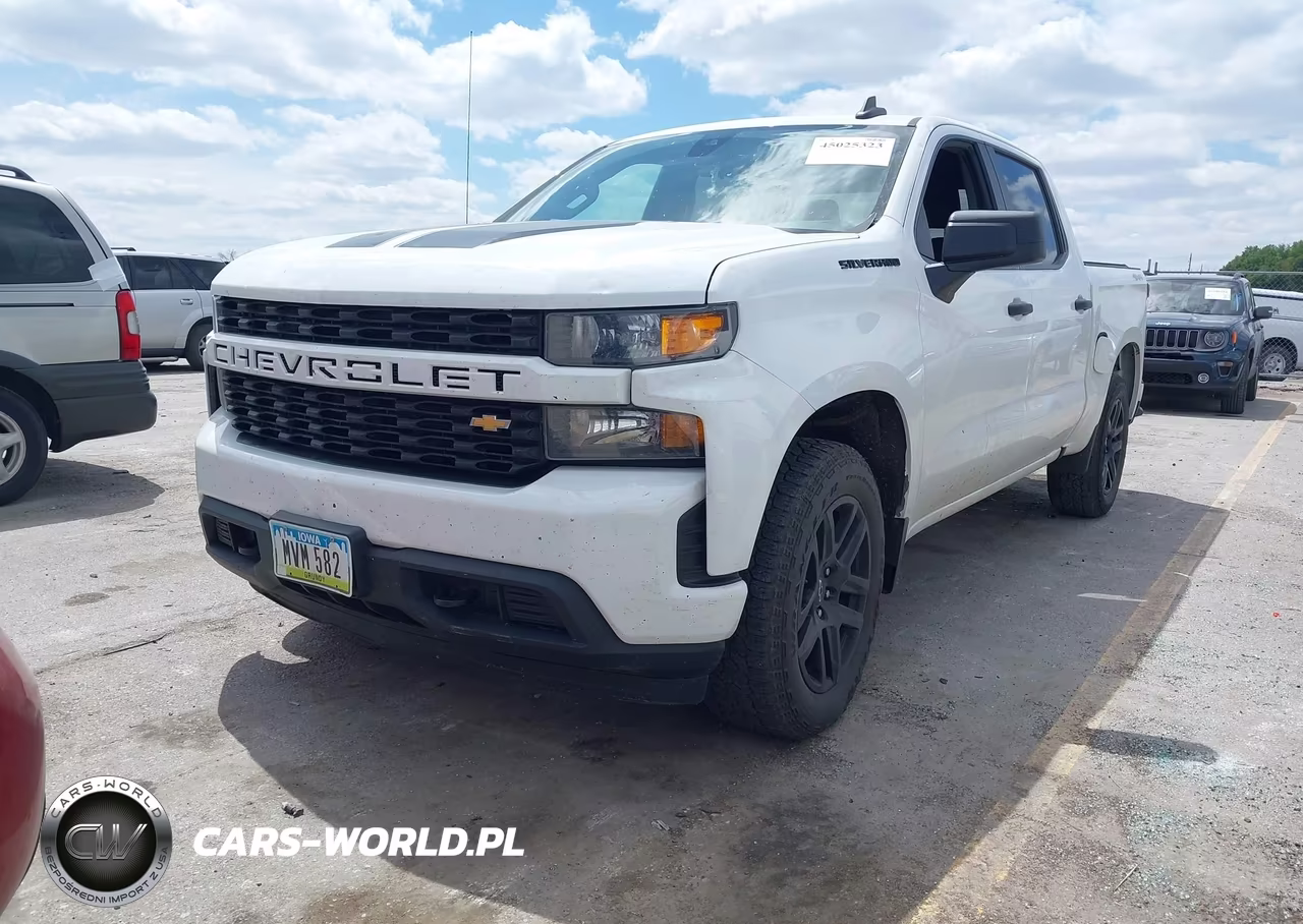2021 Chevrolet Silverado 1500 4Wd Short Bed Custom VIN:1GCPYBEK9MZ286851 - 2