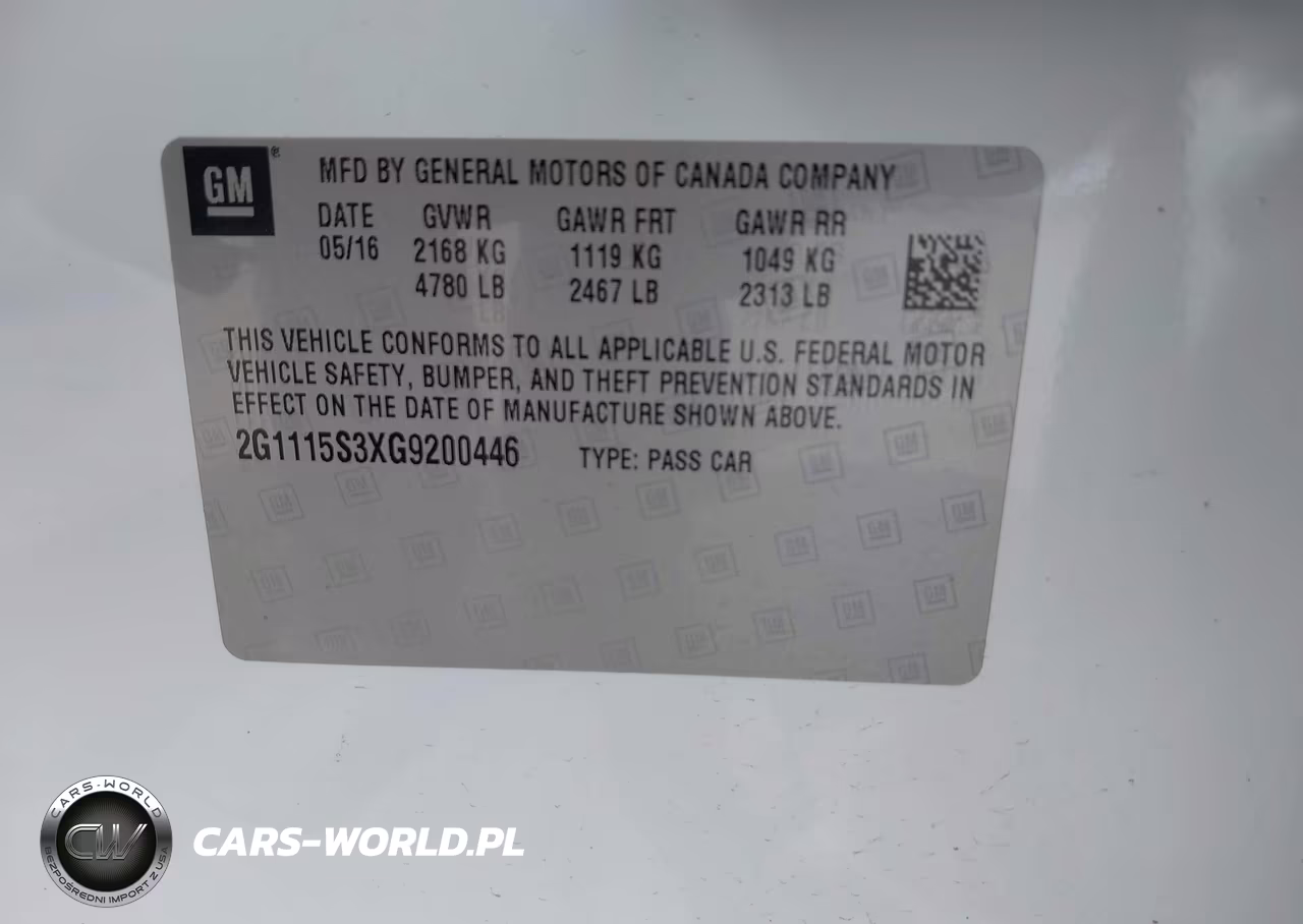 2016 Chevrolet Impala 2Lt VIN:2G1115S3XG9200446 - 9