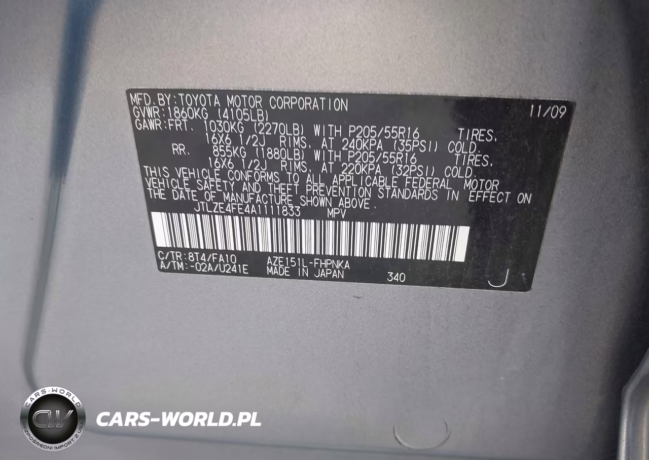 2010 Scion Xb VIN:JTLZE4FE4A1111833 - 9