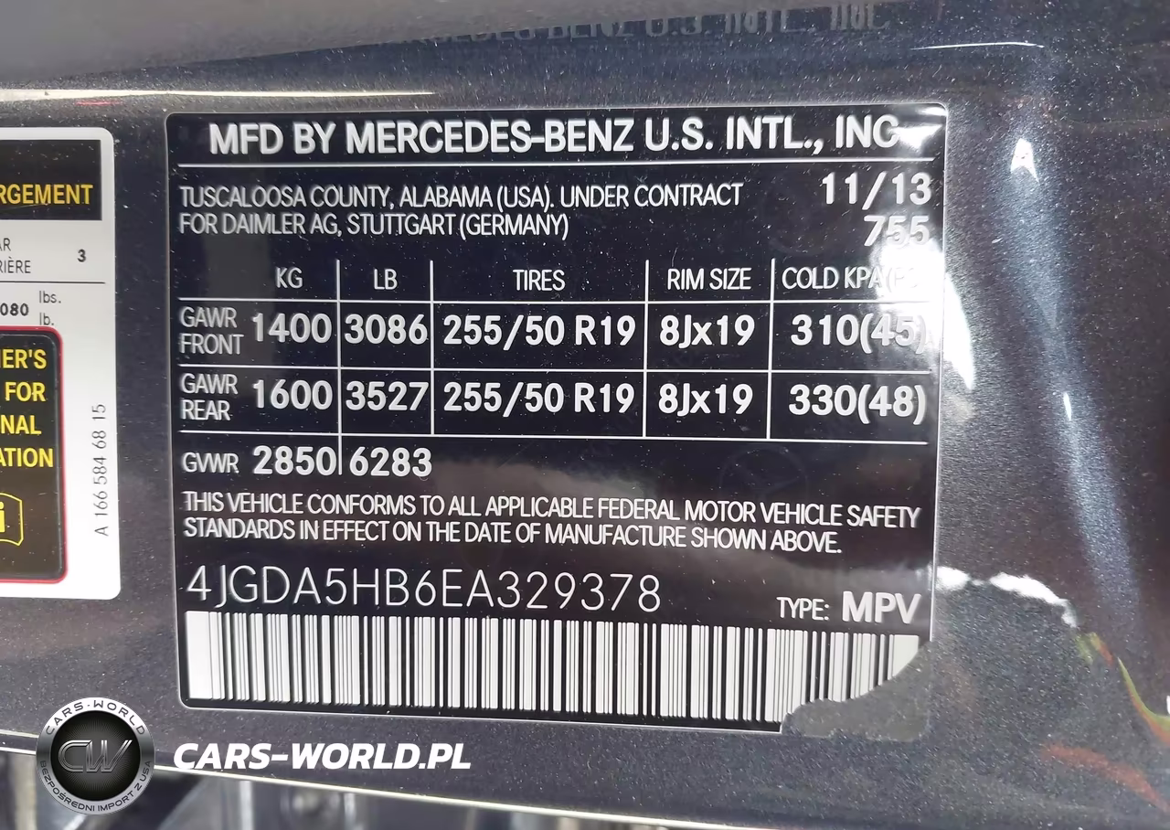 2014 Mercedes-Benz Ml 350 4Matic VIN:4JGDA5HB6EA329378 - 9