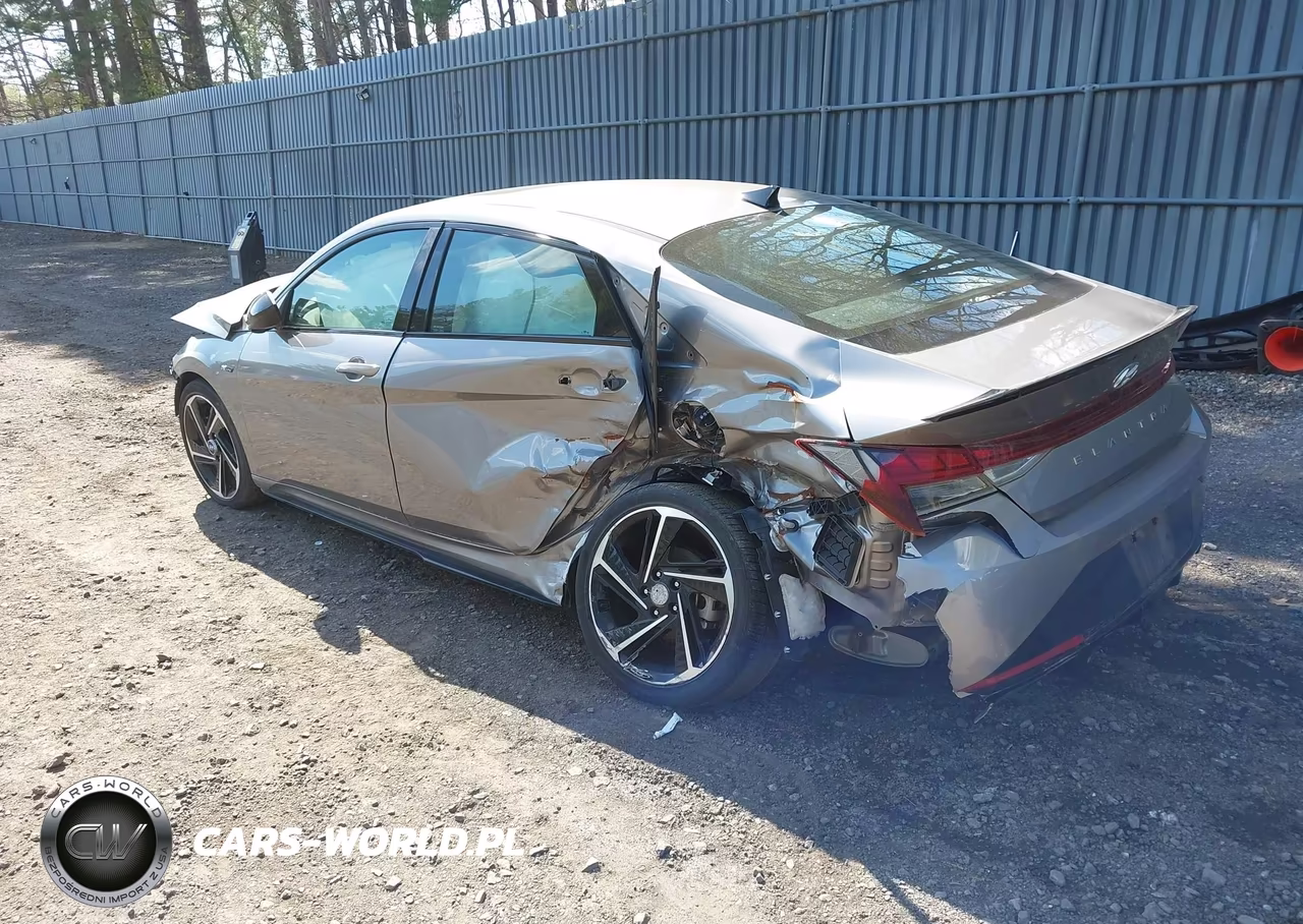 2023 Hyundai Elantra N Line VIN:KMHLR4AF0PU407389 - 3