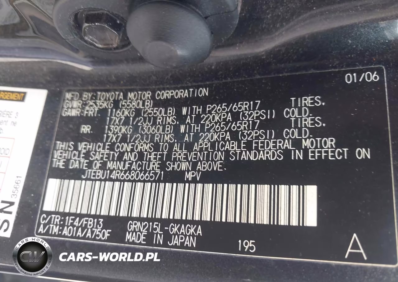 2006 Toyota 4Runner Sr5 Sport V6 VIN:JTEBU14R668066571 - 9