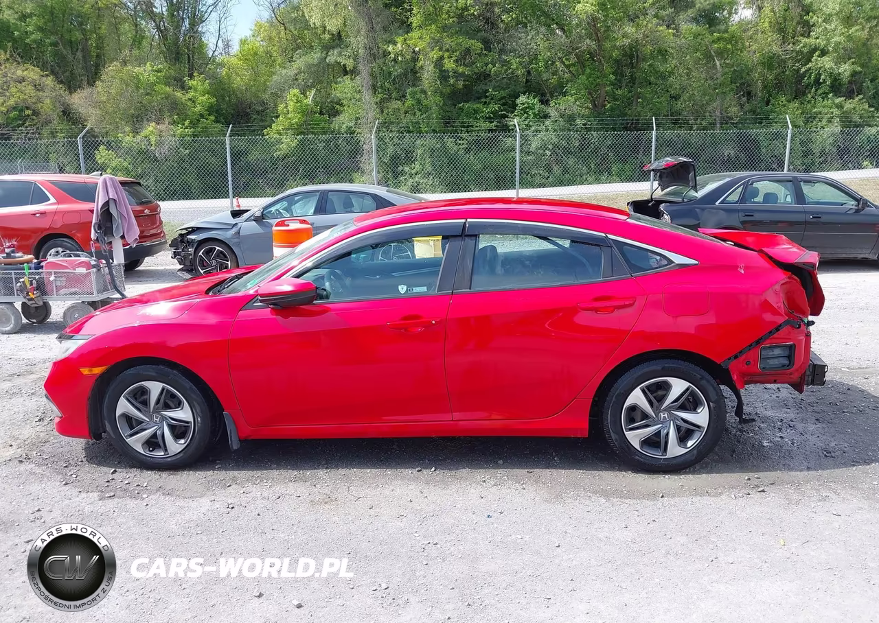 2020 Honda Civic Lx VIN:2HGFC2F62LH501353 - 15