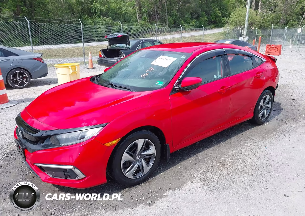 2020 Honda Civic Lx VIN:2HGFC2F62LH501353 - 2