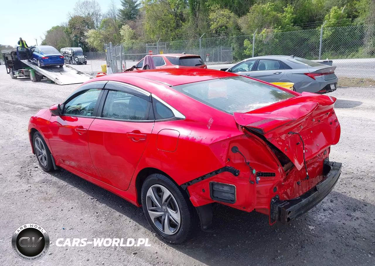 2020 Honda Civic Lx VIN:2HGFC2F62LH501353 - 3