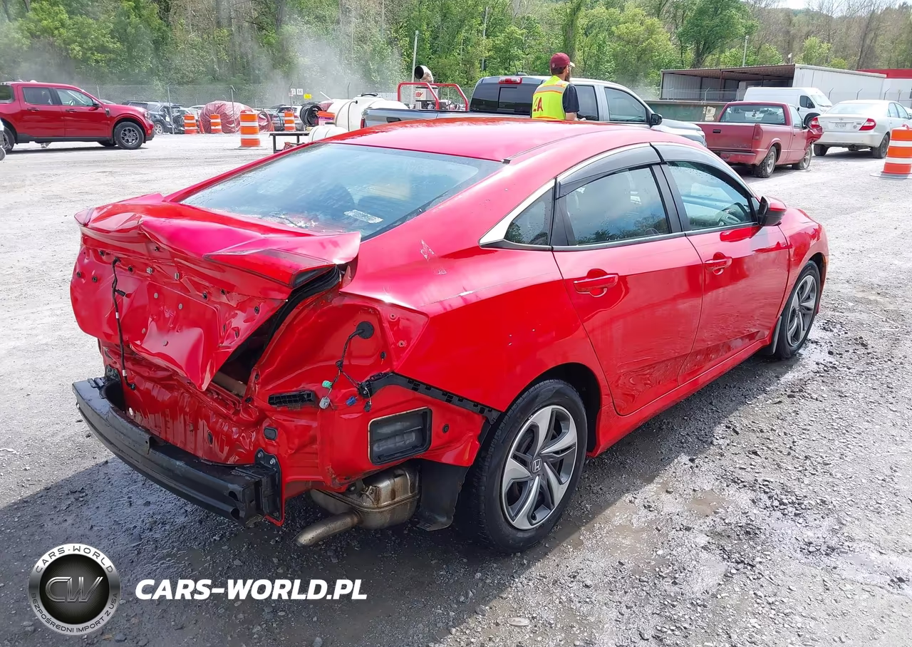 2020 Honda Civic Lx VIN:2HGFC2F62LH501353 - 4