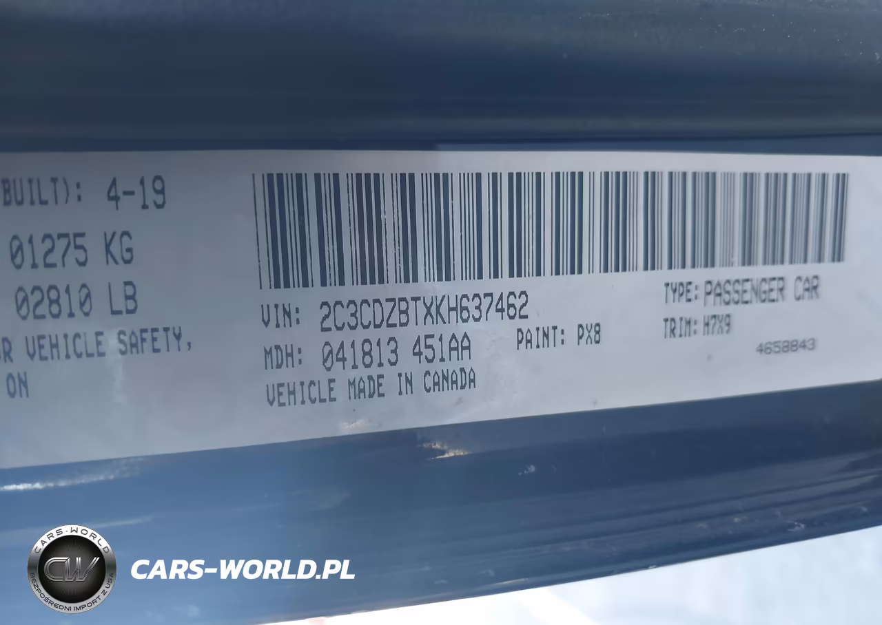 2019 Dodge Challenger R-T VIN:2C3CDZBTXKH637462 - 9