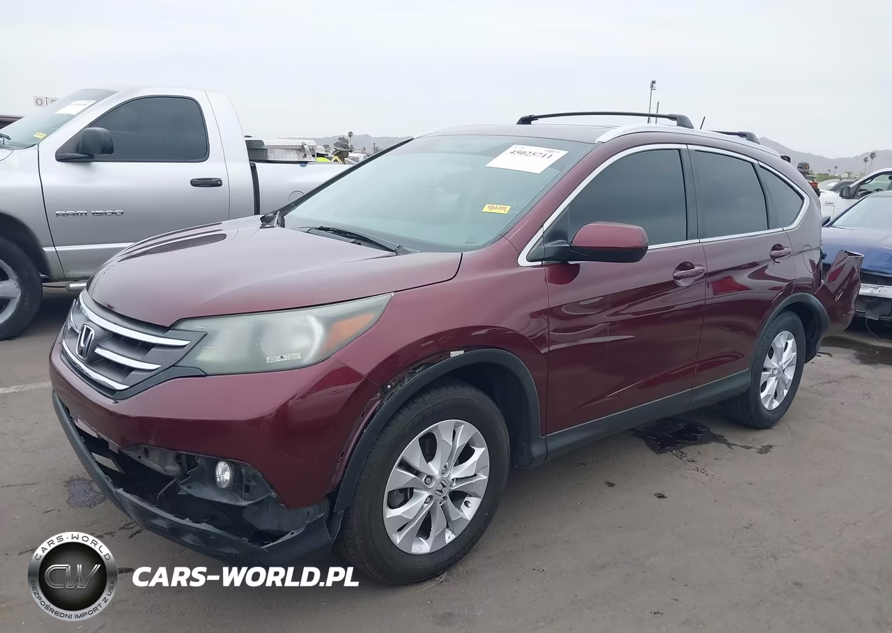 2012 Honda Cr-V Ex-L VIN:5J6RM3H75CL010261 - 2