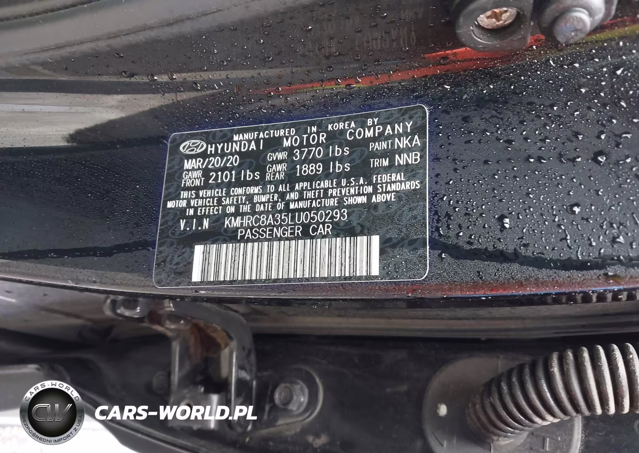 2020 Hyundai Venue Sel VIN:KMHRC8A35LU050293 - 9