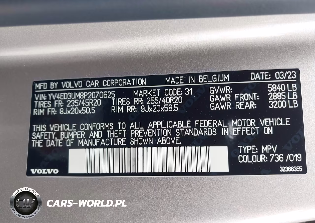 2023 Volvo Xc40 Recharge Pure Electric Twin Ultimate VIN:YV4ED3UM8P2070625 - 9