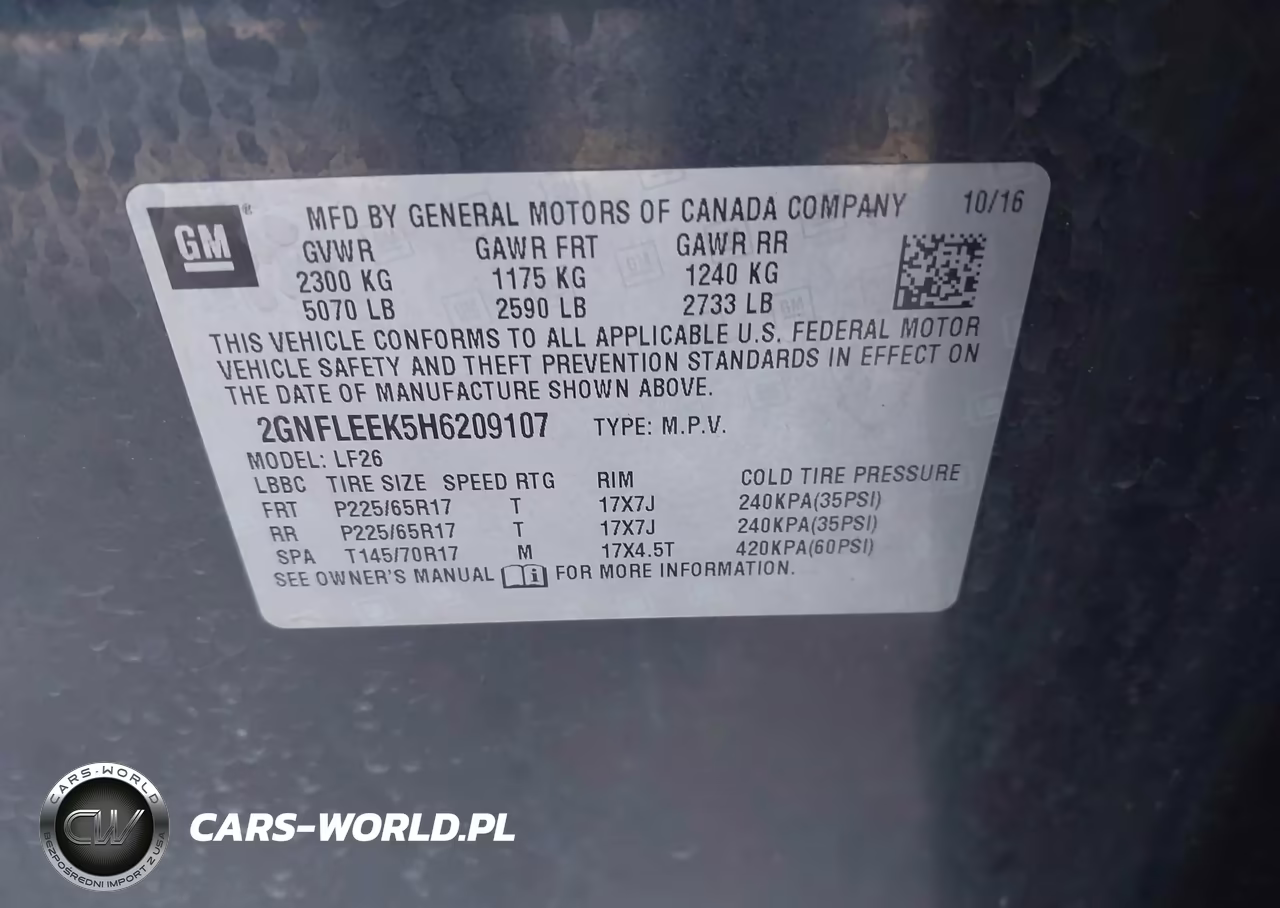 2017 Chevrolet Equinox Ls VIN:2GNFLEEK5H6209107 - 9