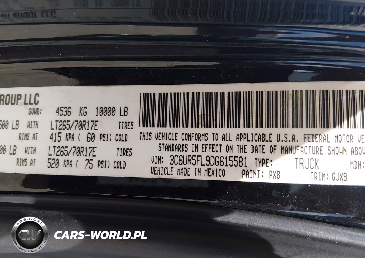 2013 Ram 2500 Laramie VIN:3C6UR5FL9DG615581 - 9
