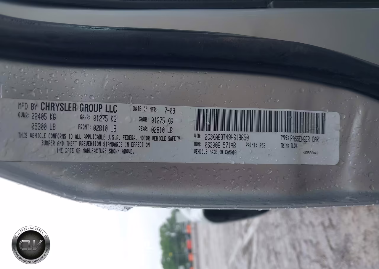 2009 Chrysler 300C Hemi VIN:2C3KA63T49H619650 - 9