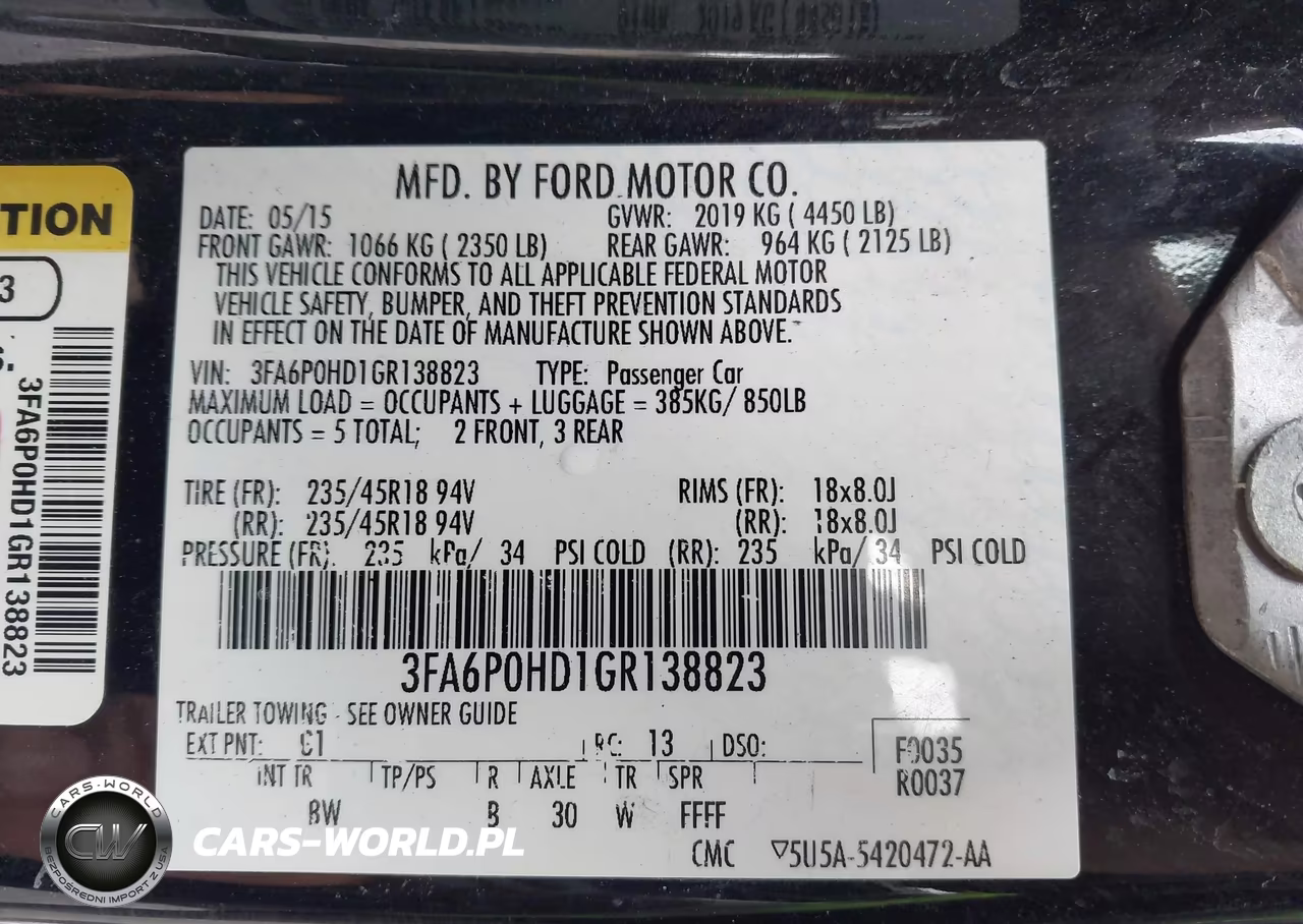 2016 Ford Fusion Se VIN:3FA6P0HD1GR138823 - 9