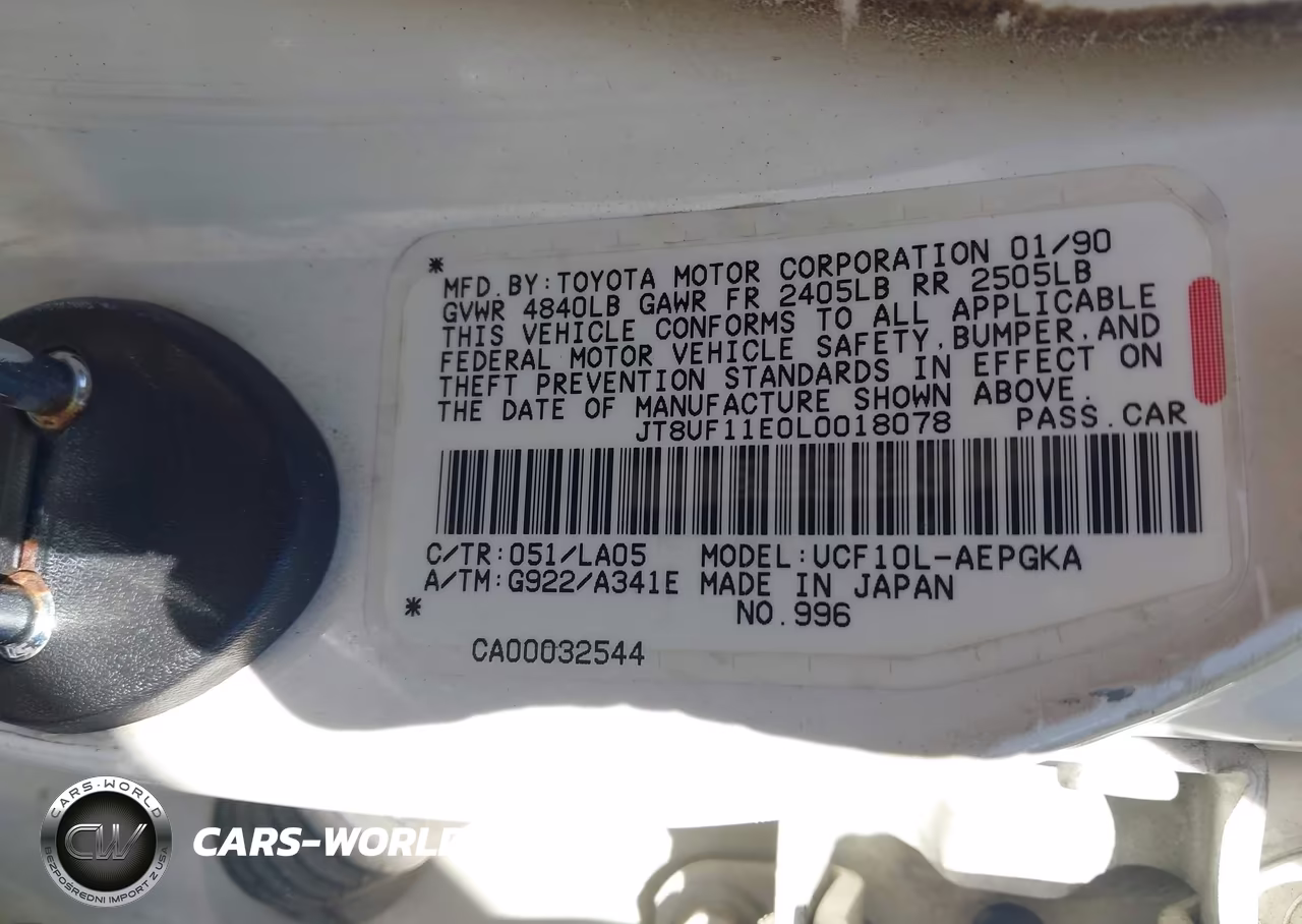 1990 Lexus Ls 400 VIN:JT8UF11E0L0018078 - 9