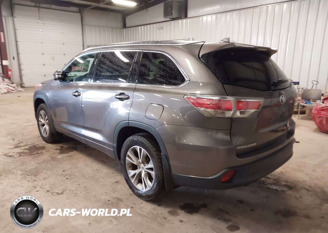 2014 Toyota Highlander Xle V6 VIN:5TDJKRFH5ES006414 - 3