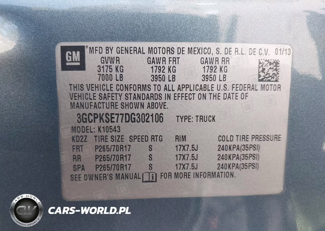 2013 Chevrolet Silverado 1500 Lt VIN:3GCPKSE77DG302106 - 9
