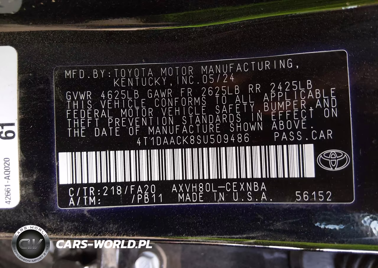 2025 Toyota Camry Le VIN:4T1DAACK8SU509486 - 9