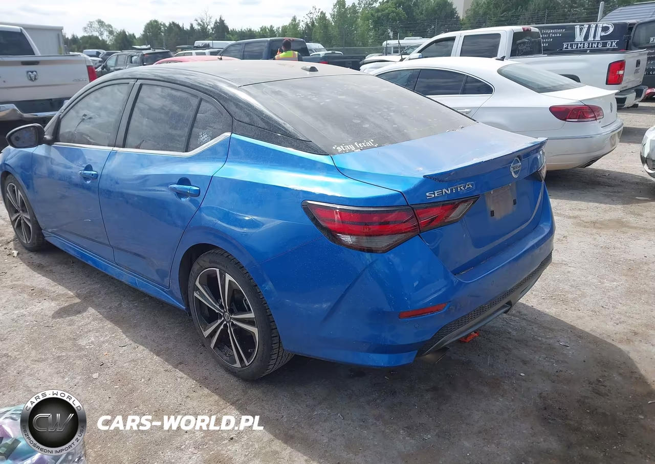 2021 Nissan Sentra Sr Xtronic Cvt VIN:3N1AB8DV3MY244033 - 3