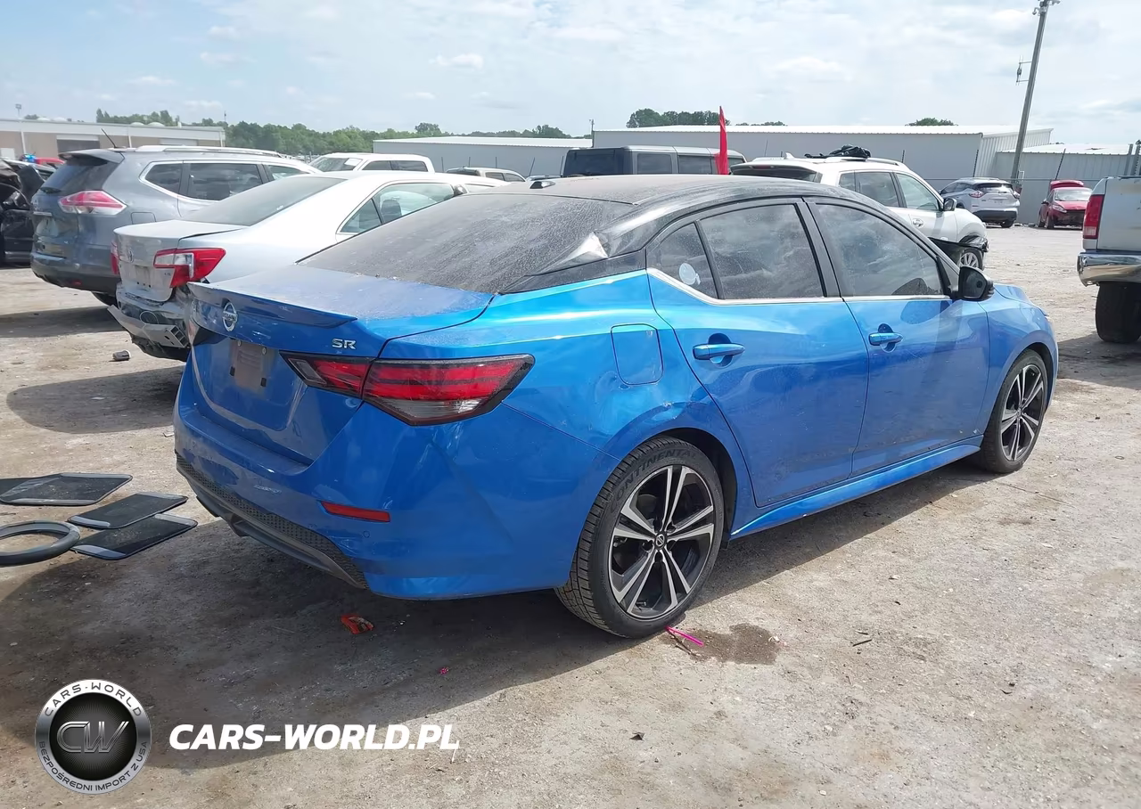 2021 Nissan Sentra Sr Xtronic Cvt VIN:3N1AB8DV3MY244033 - 4