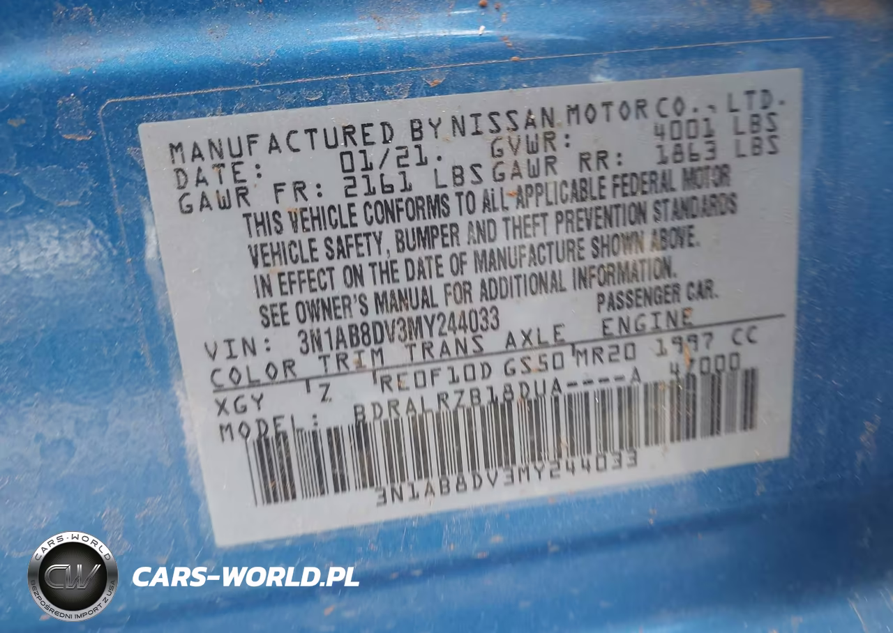 2021 Nissan Sentra Sr Xtronic Cvt VIN:3N1AB8DV3MY244033 - 9