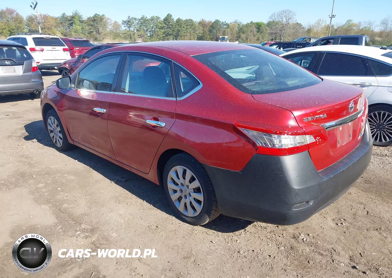 2014 Nissan Sentra S VIN:3N1AB7APXEY242314 - 3
