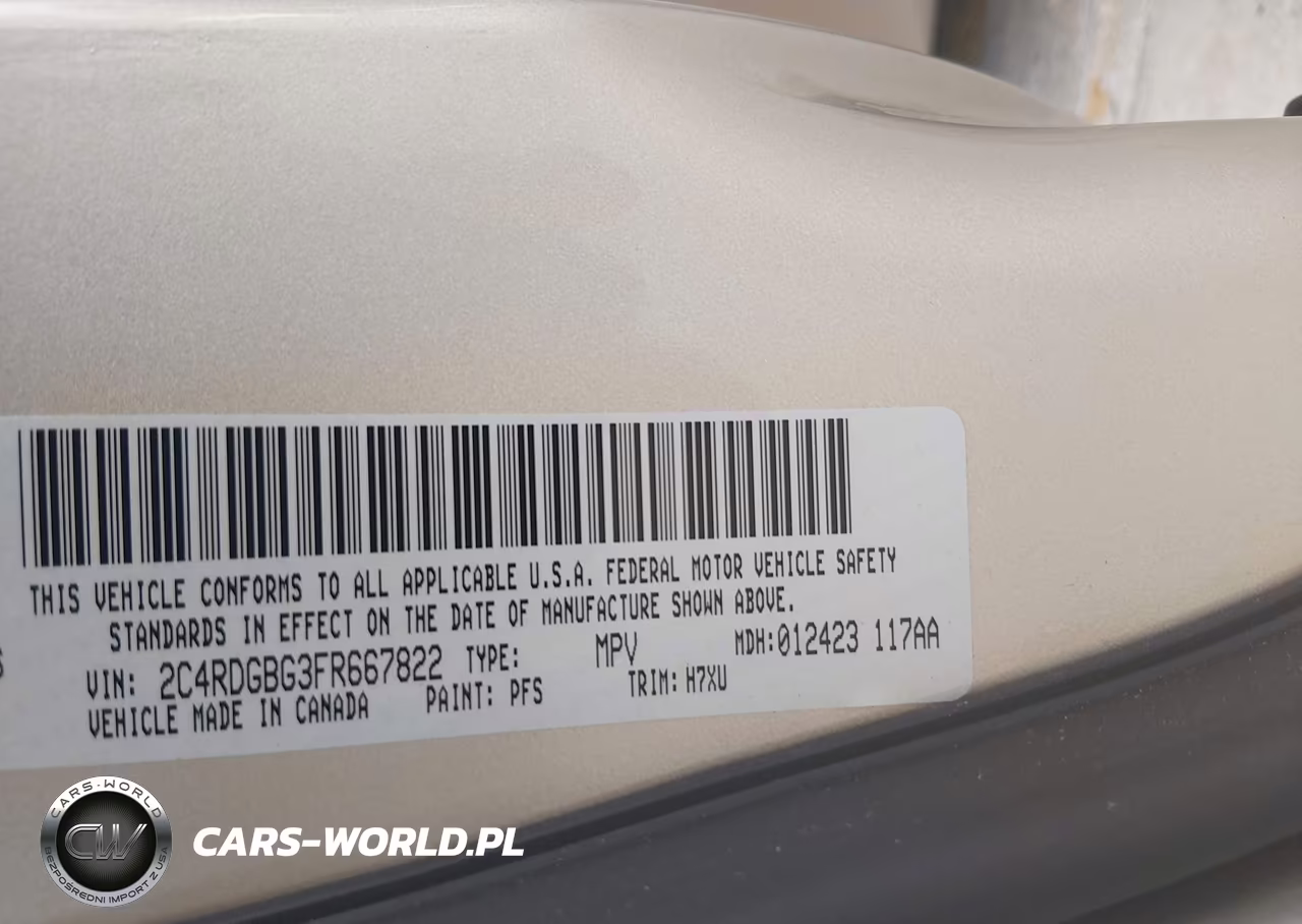 2015 Dodge Grand Caravan Se VIN:2C4RDGBG3FR667822 - 9