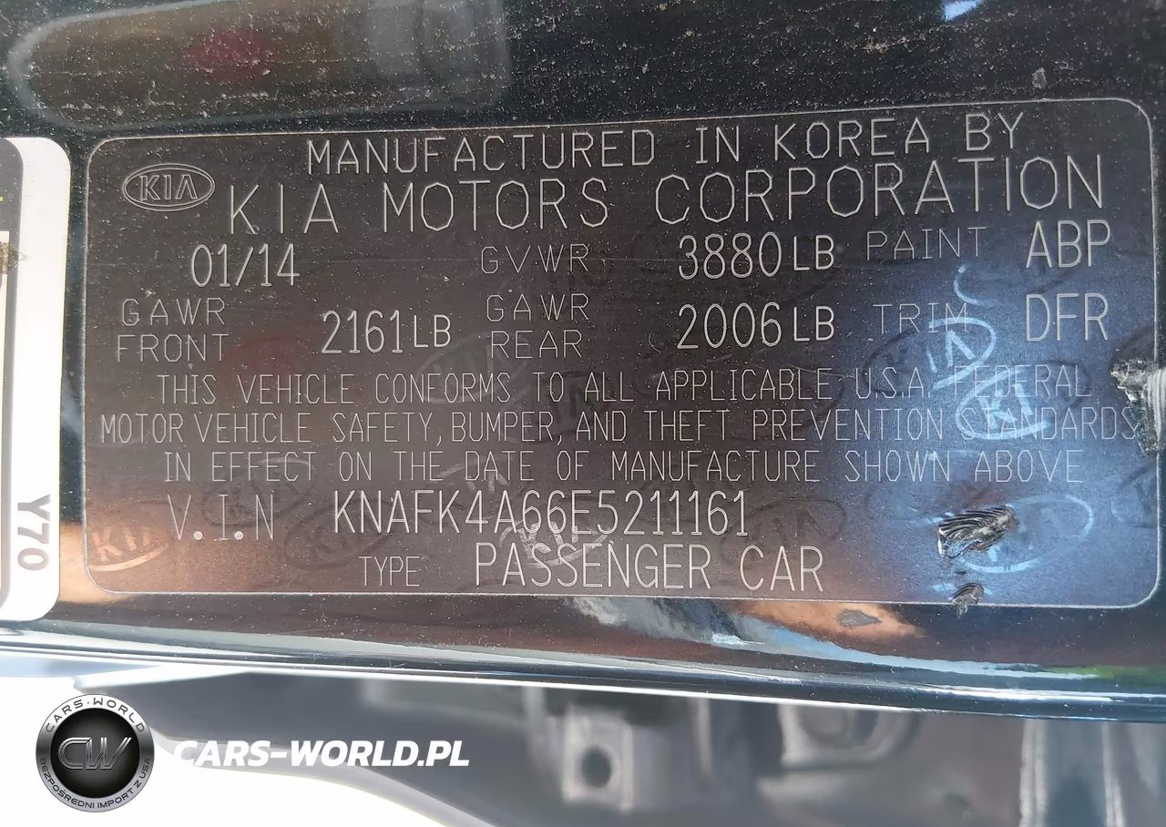 2014 Kia Forte Lx VIN:KNAFK4A66E5211161 - 9