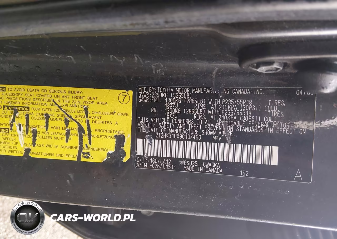2009 Lexus Rx 350 VIN:2T2HK31UX9C107460 - 9