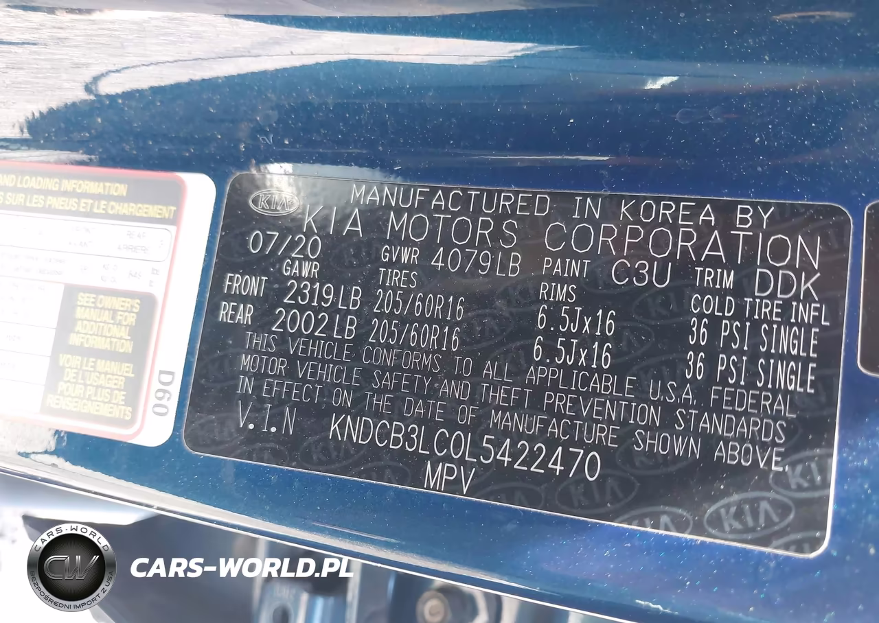 2020 Kia Niro Lx VIN:KNDCB3LC0L5422470 - 9