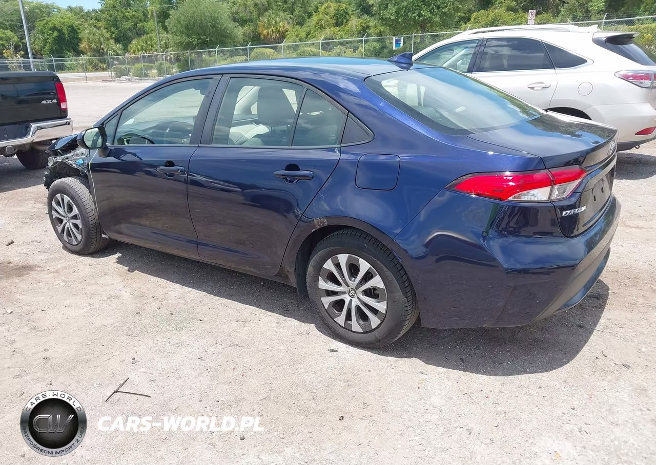 2022 Toyota Corolla Hybrid Le VIN:JTDEAMDE9NJ043687 - 3